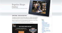 Desktop Screenshot of popularshopsonline.com