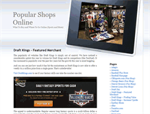 Tablet Screenshot of popularshopsonline.com